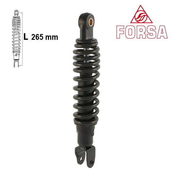 Schokbreker Suzuki AJ ZZ Sepia S 95-97 Zwart Forsa