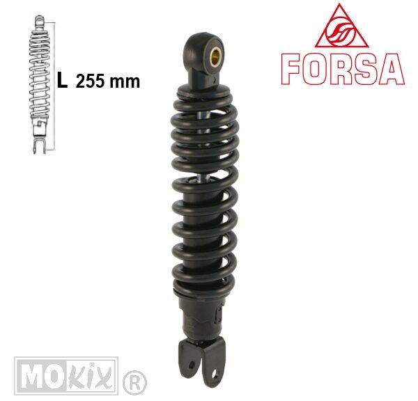 Schokbreker MAL F12 Aria/LC/Phantom Zwart Forsa