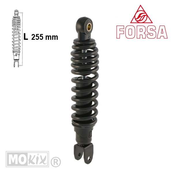 Schokbreker MAL F12 Aria/LC/Phantom Zwart Forsa
