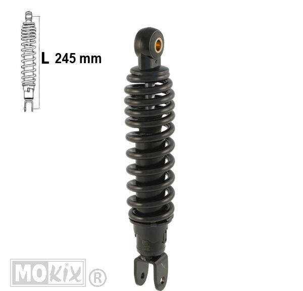 Schokbreker Yamaha BW'S 97-03/BOOSTER Zwart Forsa