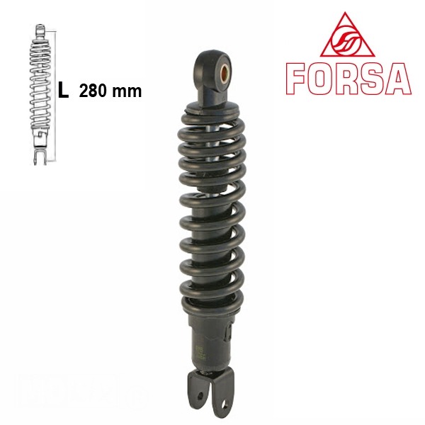 Schokbreker Yamaha NEO'S 97-06 50/100 Zwart Forsa