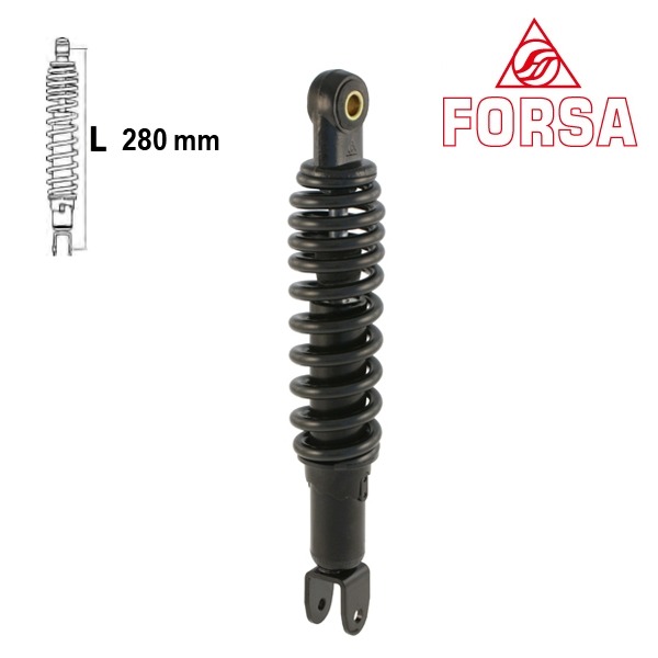 Schokbreker PEU Buxy/Speedake 94-97 Zwart Forsa