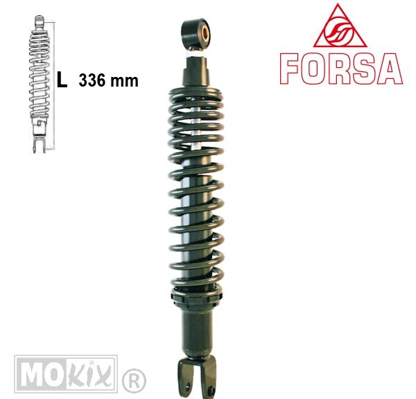 Stötdämpare Yamaha Majesty 125/150 Black Forsa