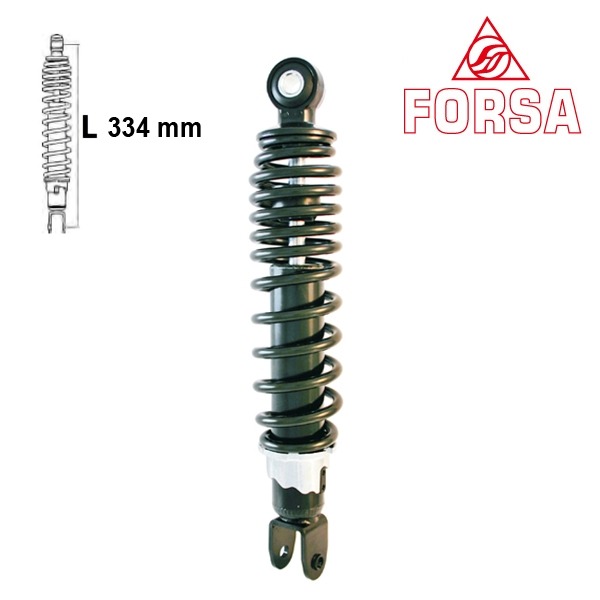 Schokbreker Yamaha Majesty 00-03 250 Zwart Forsa