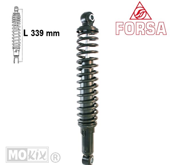 Schokbreker PIA Beverly/RST 01-10 125 Zwart Forsa
