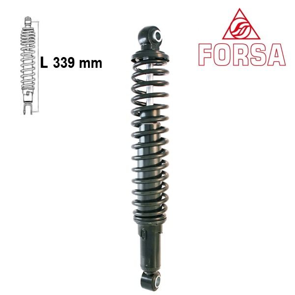 Schokbreker PIA Beverly/RST 01-10 125 Zwart Forsa