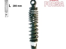 Schokbreker Kymco Dink Classic 50/125 Zwart Forsa