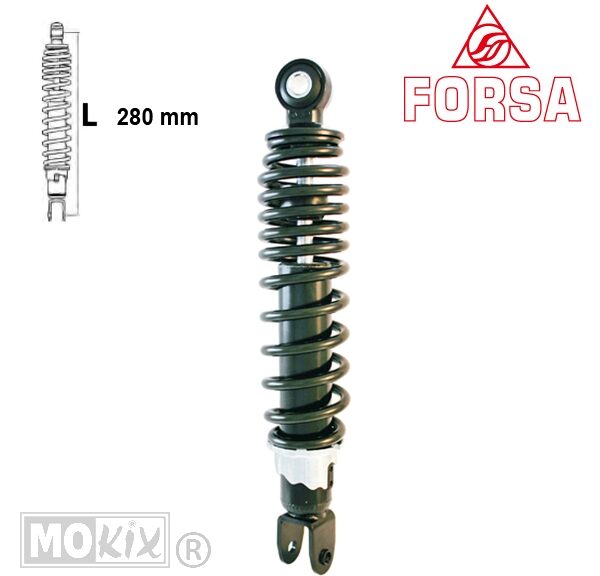 Schokbreker Kymco Dink Classic 50/125 Zwart Forsa