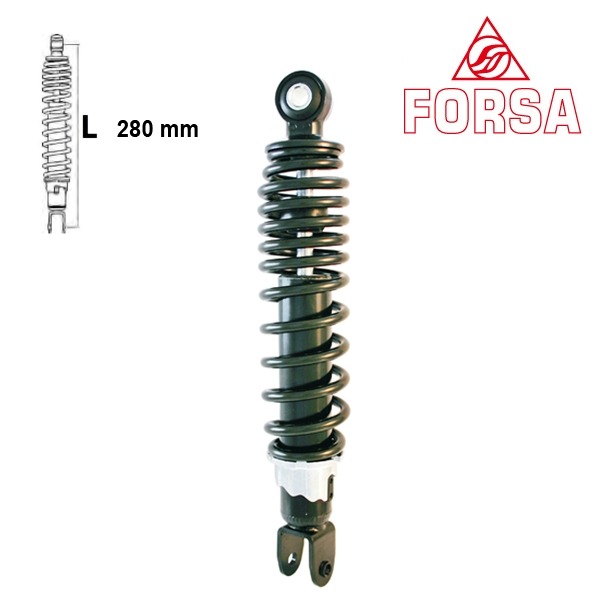 Schokbreker Kymco Dink Classic 50/125 Zwart Forsa