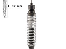 Schokbreker PIA Vespa ET4/LX/ZIP 125 Zwart Forsa