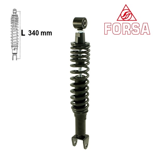 Schokbreker APR Sport City ONE 2T/4T Zwart Forsa