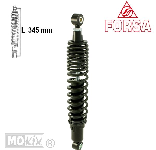 Schokbreker APR Sport City 04-08 125 Zwart Forsa