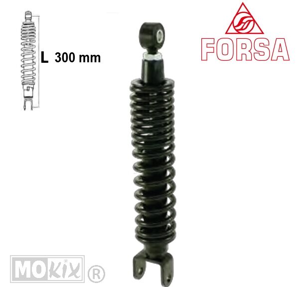 Schokbreker Aprilia SR Street 03-12 Zwart Forsa