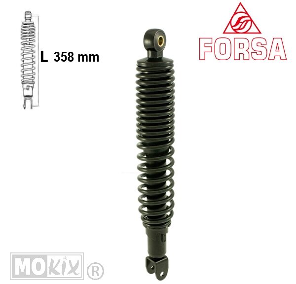 Schokbreker Yamaha VP Xcity 09-12 250 Zwart Forsa