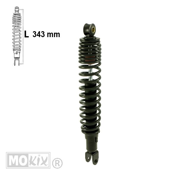 Schokbreker Yamaha YPR Xmax 10-12 125 Zwart Forsa