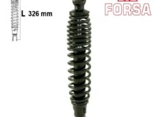 Schokbreker Kymco Agility 12/16" Zwart Forsa"