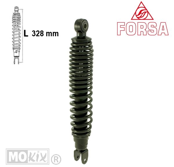 Schokbreker Kymco People S 07-08 125 Zwart Forsa