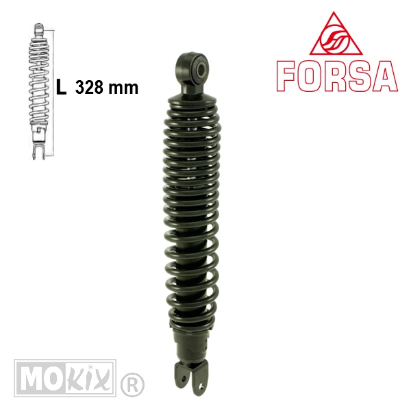 Schokbreker Kymco People S 07-08 125 Zwart Forsa