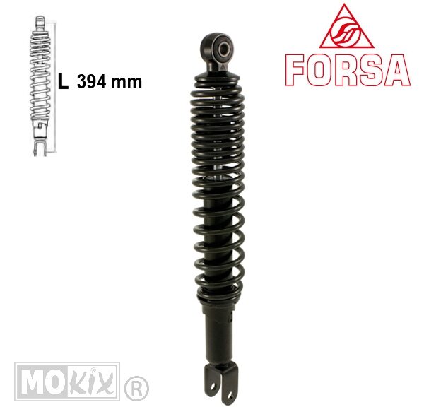 Schokbreker Kymco People S 07 250 Zwart Forsa