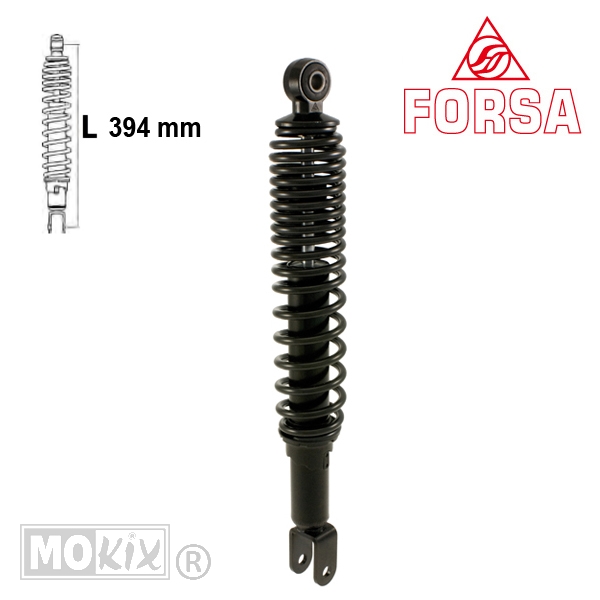 Schokbreker Kymco People S 07 250 Zwart Forsa