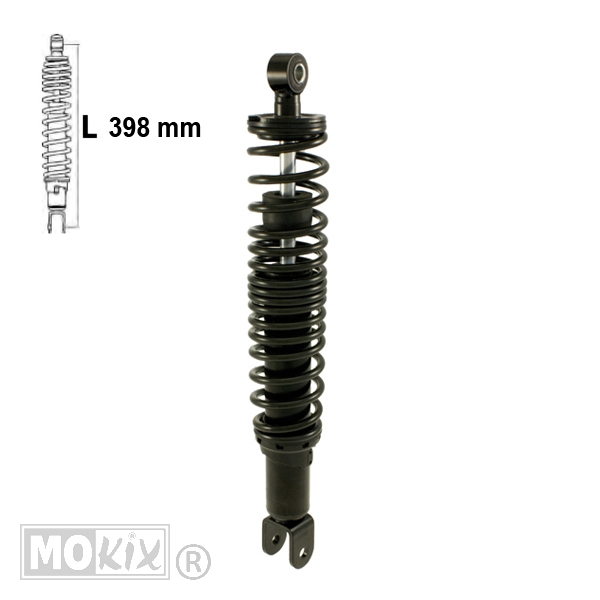 Schokbreker Kymco People GTI 10-12 200 Zwart Forsa
