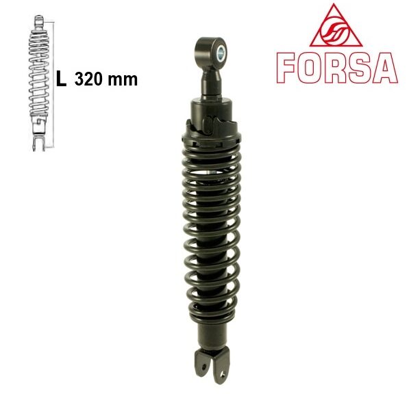 Schokbreker Kymco Dink E3 06-07 125 Zwart Forsa