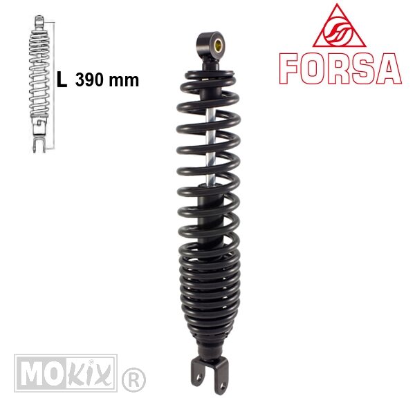 Schokbreker Aprilia Scarabeo Rotax 125 Zwart Forsa