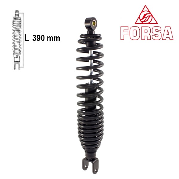 Schokbreker Aprilia Scarabeo Rotax 125 Zwart Forsa
