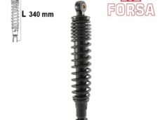 Schokbreker Suzuki Burgman 07-13 125 Zwart Forsa