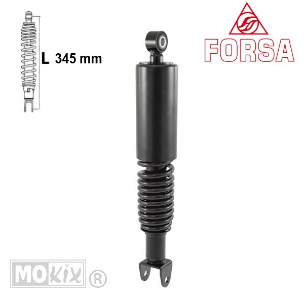 Schokbreker APR Scarabeo 4T 4V 50/125 Zwart Forsa