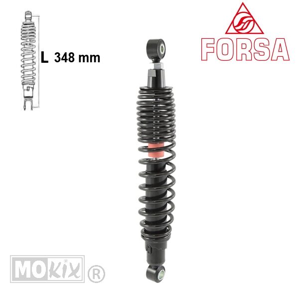 Schokbreker Piaggio Carnaby 07-10 125 Zwart Forsa