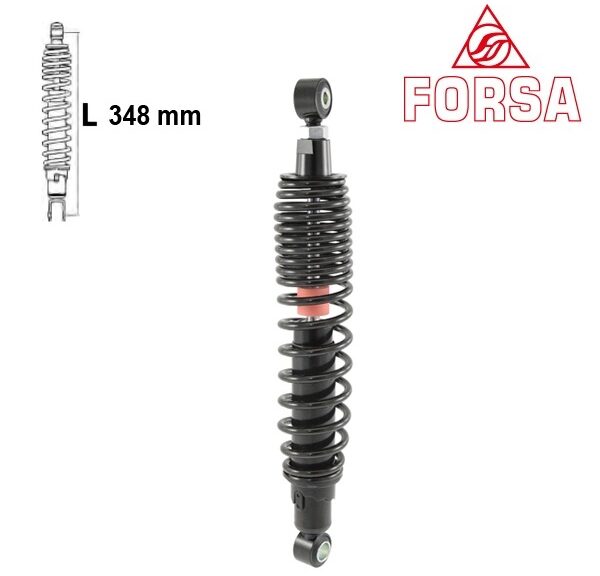 Schokbreker Piaggio Carnaby 07-10 125 Zwart Forsa