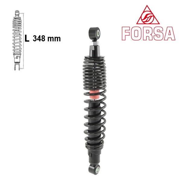 Schokbreker Piaggio Carnaby 07-10 125 Zwart Forsa