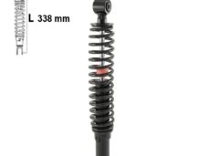 Schokbreker PIA Beverly/Cruiser 125 Zwart Forsa
