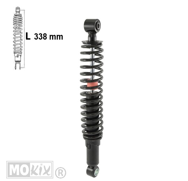Schokbreker PIA Beverly/Cruiser 125 Zwart Forsa