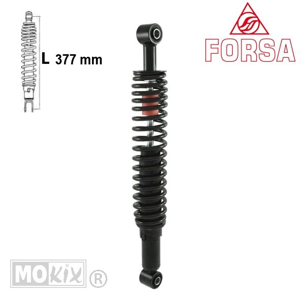 Schokbreker Aprilia Scarabeo 06-08 400 Zwart Forsa