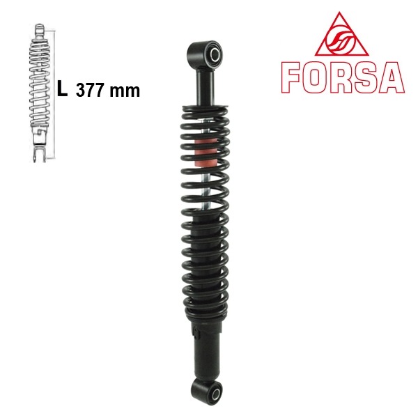 Schokbreker Aprilia Scarabeo 06-08 400 Zwart Forsa