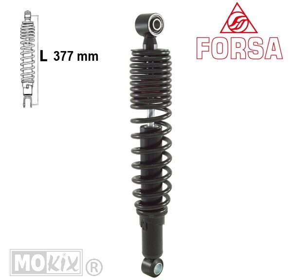 Schokbreker APR SR MAX/GIL Nexus 125 Zwart Forsa