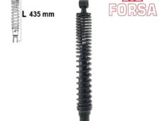Schokbreker PIA X10 4T 4V EU3 125 Zwart Forsa