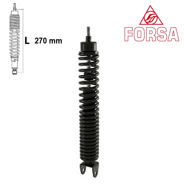 Schokbreker PIA Liberty 50 4T 00-13 Zwart Forsa