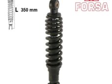 Schokbreker Yamaha Aerox 99-14 Zwart Forsa