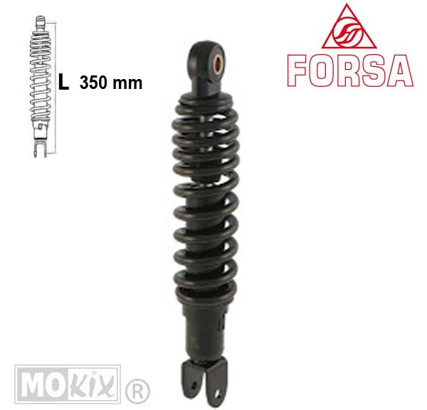 Schokbreker Yamaha Aerox 99-14 Zwart Forsa