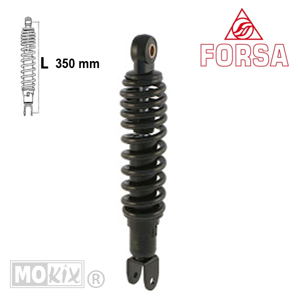 Schokbreker Yamaha Aerox 99-14 Zwart Forsa