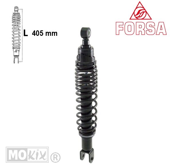 204550912 SCHOKBREKER YAMAHA X-MAX 13-15 400 ZWART FORSA