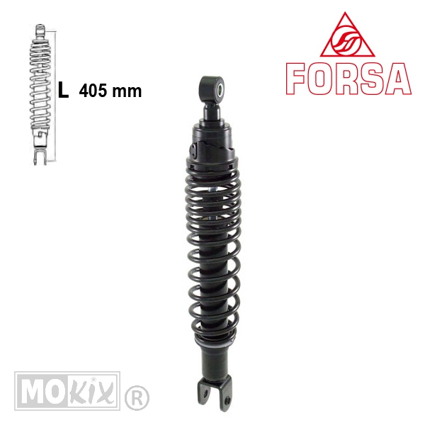 Schokbreker Yamaha X-MAX 13-15 400 Zwart Forsa