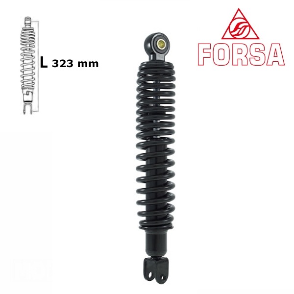 Schokbreker SYM Symphony S-SR 50 Zwart Forsa