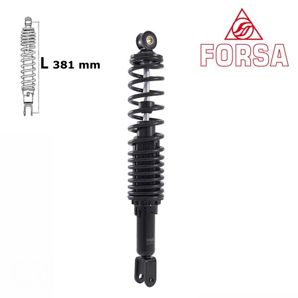 Schokbreker SYM Joymax 12-14 300 Zwart Forsa