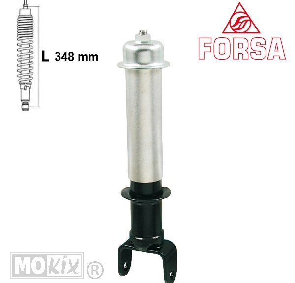 Schokbreker PIA Vespa FL/PK 50/125 Zwart Forsa