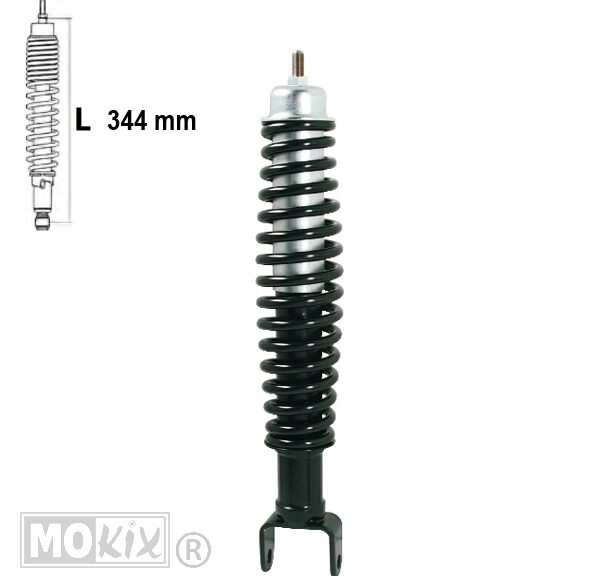 Schokbreker PIA Vespa FL/PK 50/125 Zwart Classic - RMS Classic