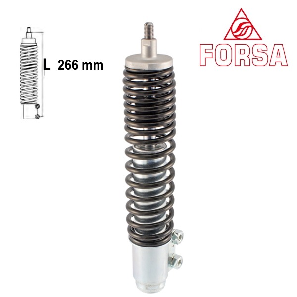 Schokbreker PIA Vespa LX 50/125 (Voor) Zwart Forsa